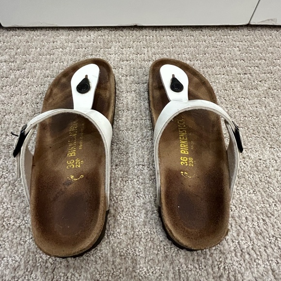 Birkenstock Gizeh patent white, size 36 - Picture 3 of 4